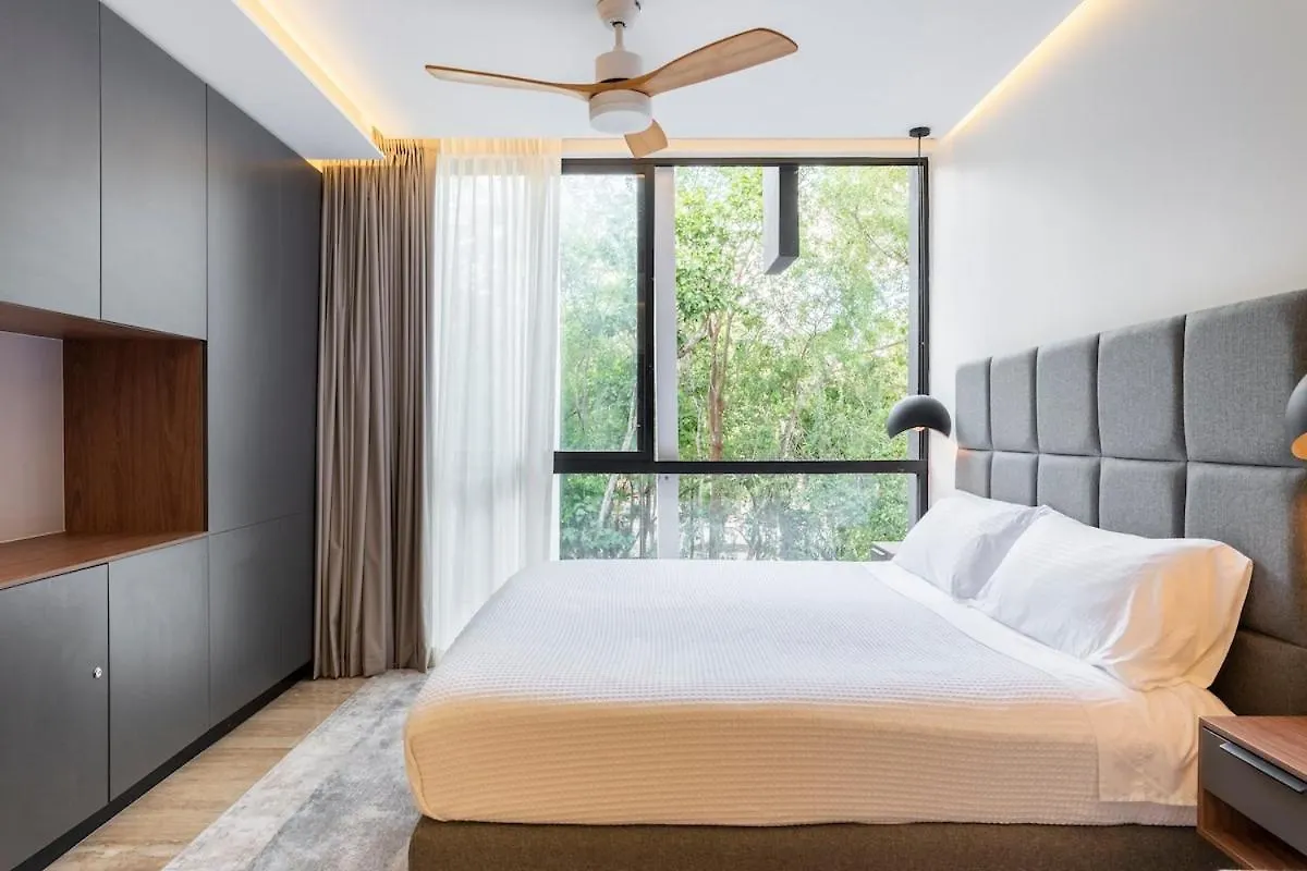 アパート Brand New Studio With King Bed And Rooftop Pool トゥルム